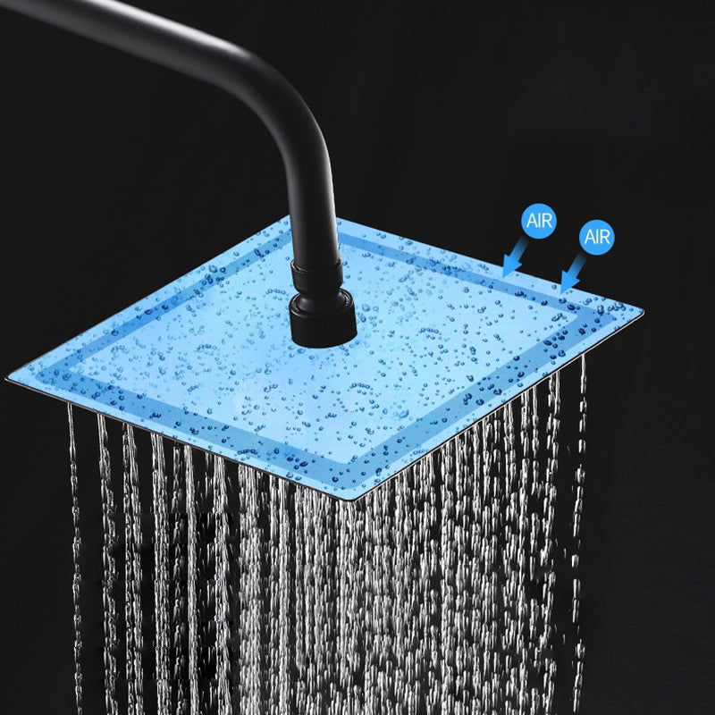 Avtoit | Modern Showerhead Rainfall Fixed Showerhead Square Rainfall Handheld Showerhead