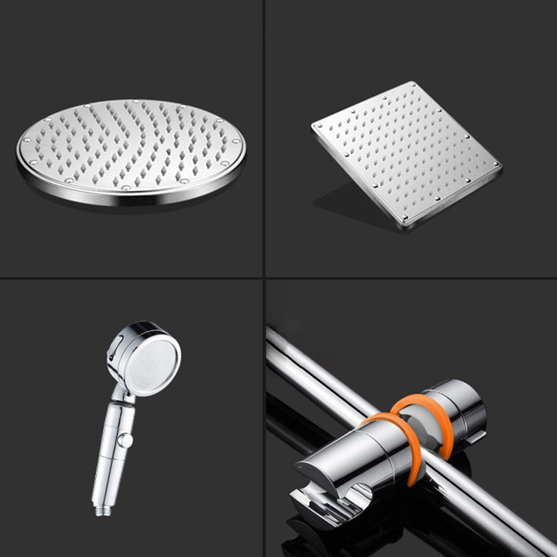 Avtoit | Contemporary Style Shower Head Bathroom Fixed Shower Head with Round and Square Shape