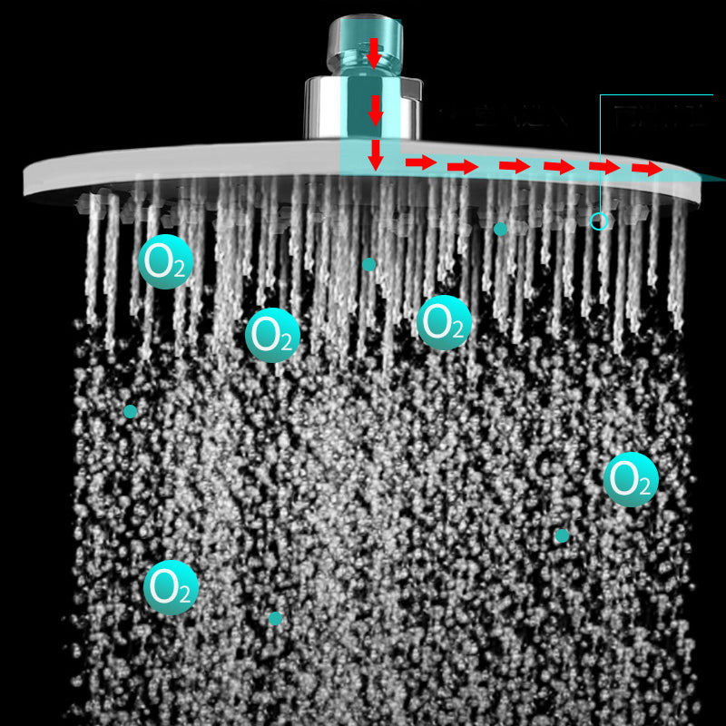 Avtoit | Bathroom Shower Head Round Rainfall Ceiling Mounted Fixed Shower Head