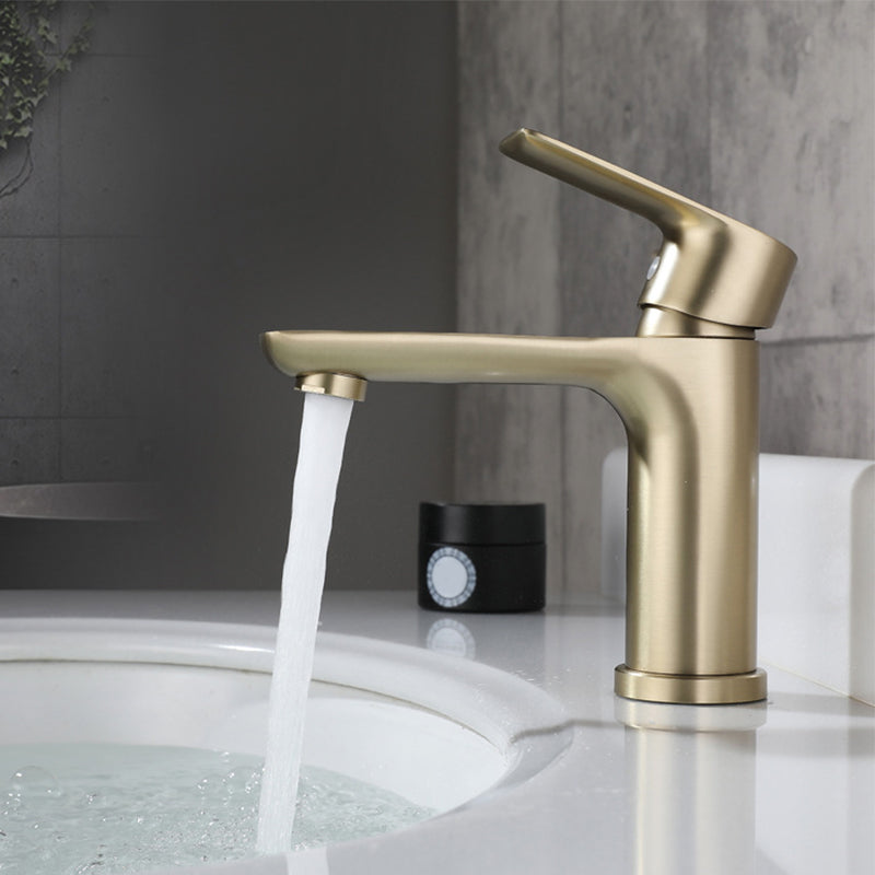 Avtoit | Modern Brass Sink Faucet Single Hole Bathroom Faucet Lever Handle Tap