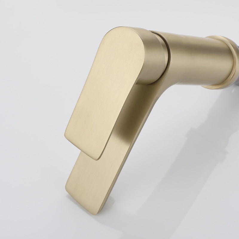 Avtoit | Modern Brass Sink Faucet Single Hole Bathroom Faucet Lever Handle Tap