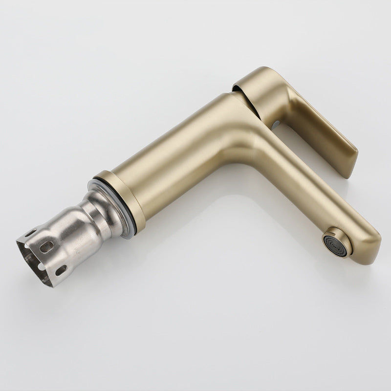 Avtoit | Modern Brass Sink Faucet Single Hole Bathroom Faucet Lever Handle Tap