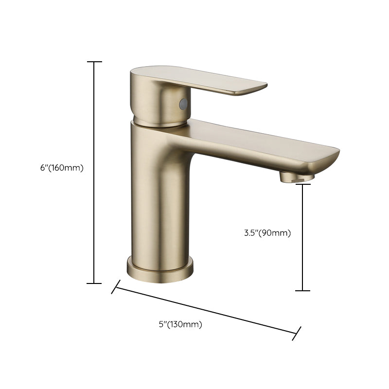 Avtoit | Modern Brass Sink Faucet Single Hole Bathroom Faucet Lever Handle Tap