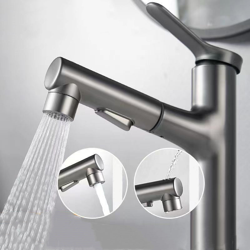 Avtoit | Vessel Sink Faucet Contemporary Pull-out Tap with Swivel Spout