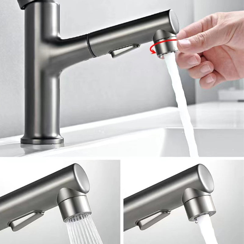 Avtoit | Vessel Sink Faucet Contemporary Pull-out Tap with Swivel Spout