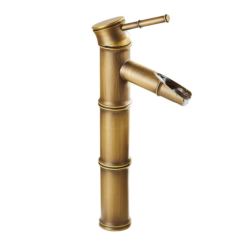 Avtoit | Country style single hole basin faucet with a lever handle