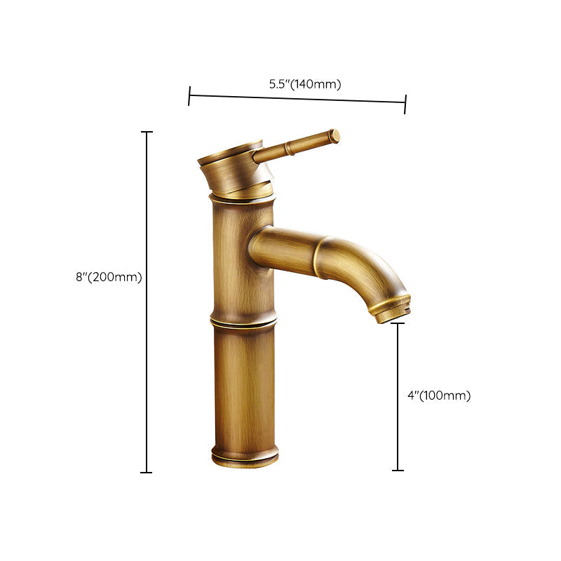 Avtoit | Country style single hole basin faucet with a lever handle