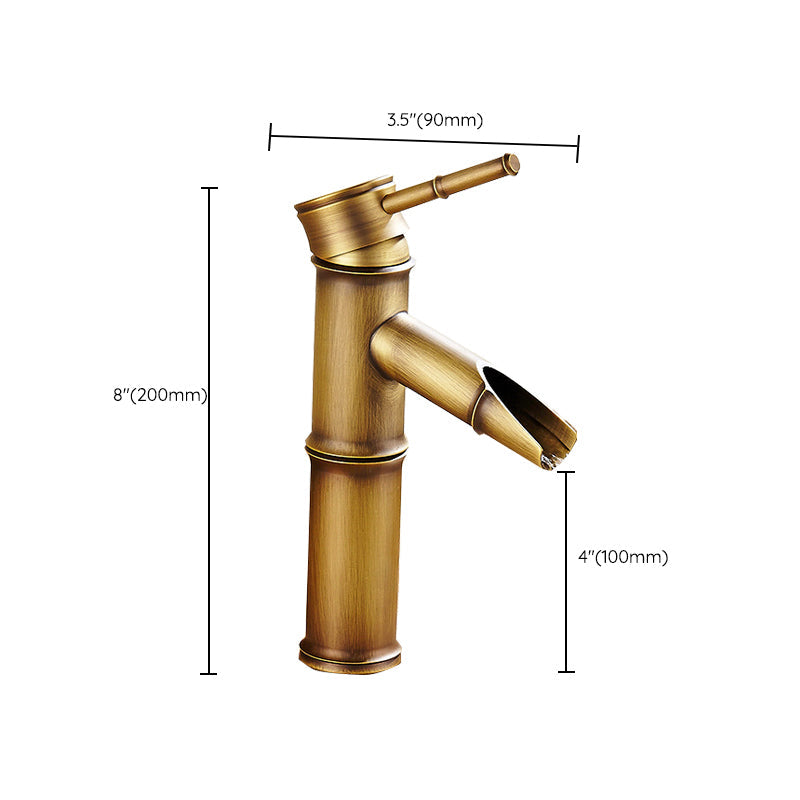 Avtoit | Country style single hole basin faucet with a lever handle