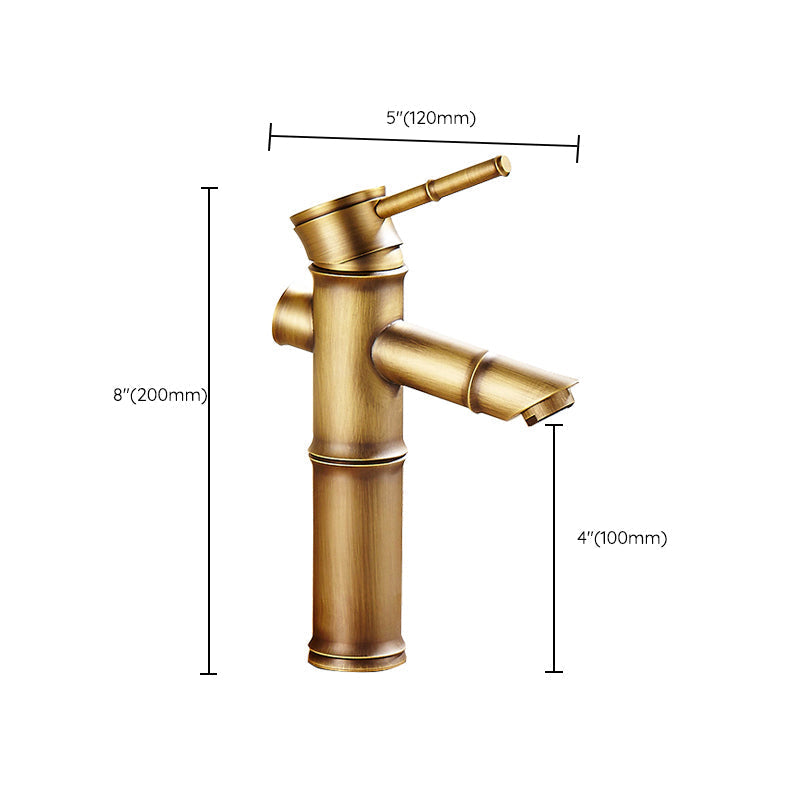 Avtoit | Country style single hole basin faucet with a lever handle