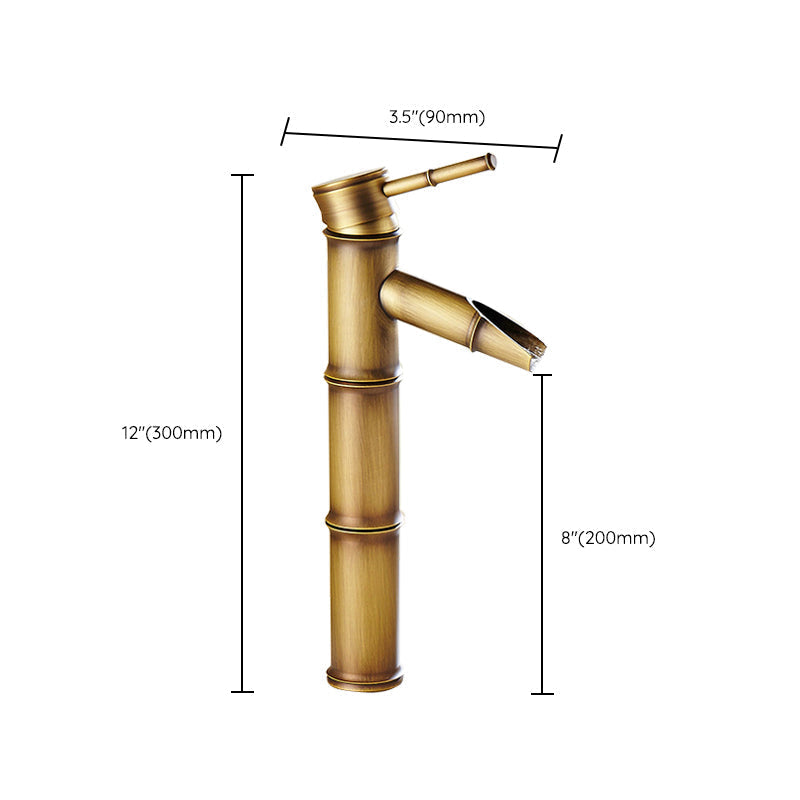 Avtoit | Country style single hole basin faucet with a lever handle
