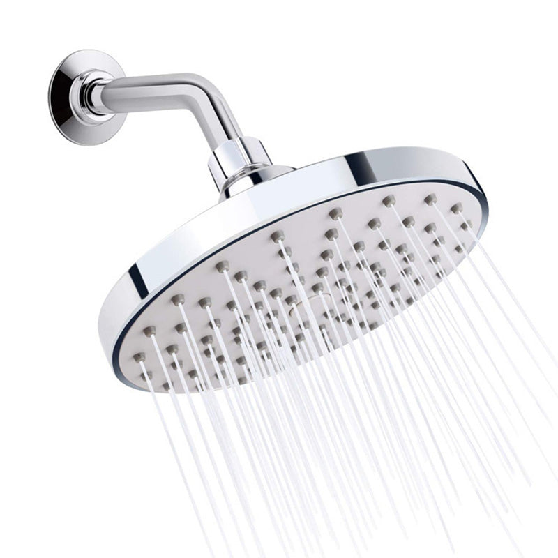 Avtoit | Round Fest Shower Head Silver Single Jet Wall Mounted Shower Head