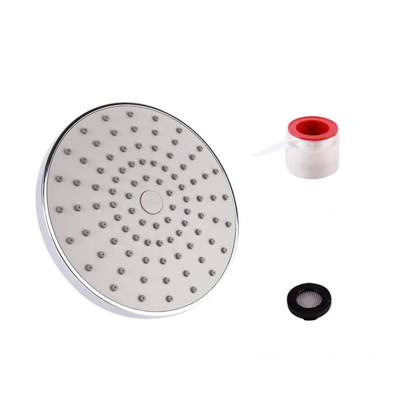 Avtoit | Round Fest Shower Head Silver Single Jet Wall Mounted Shower Head