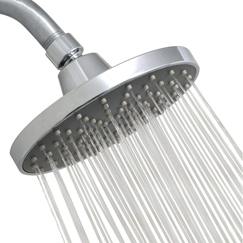 Avtoit | Round Fest Shower Head Silver Single Jet Wall Mounted Shower Head