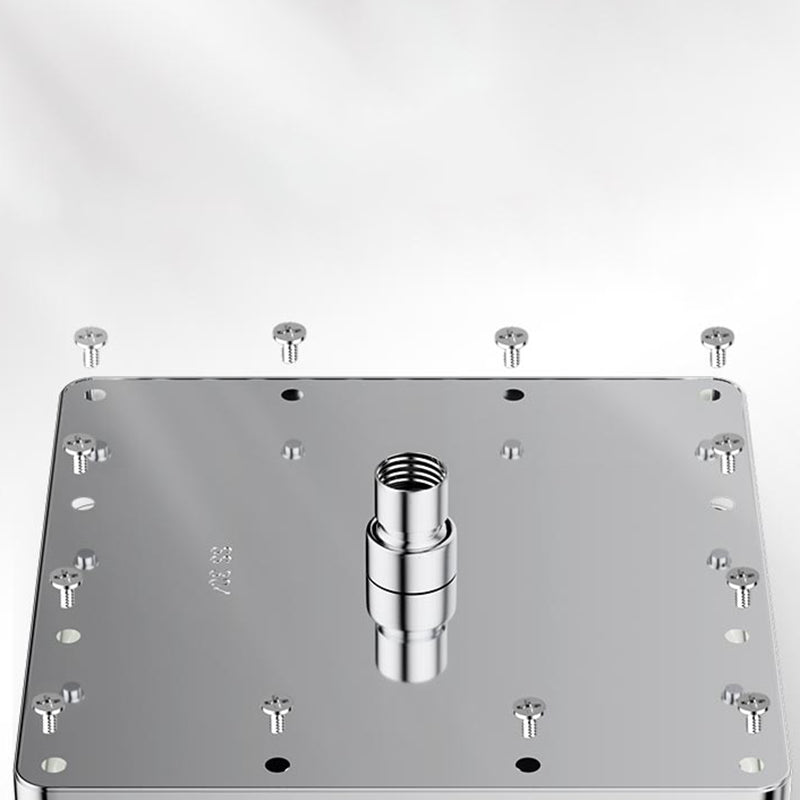 Avtoit | Modern Showerhead Combination Double Showerhead Polished Stainless Steel Wall Mounted Showerhead