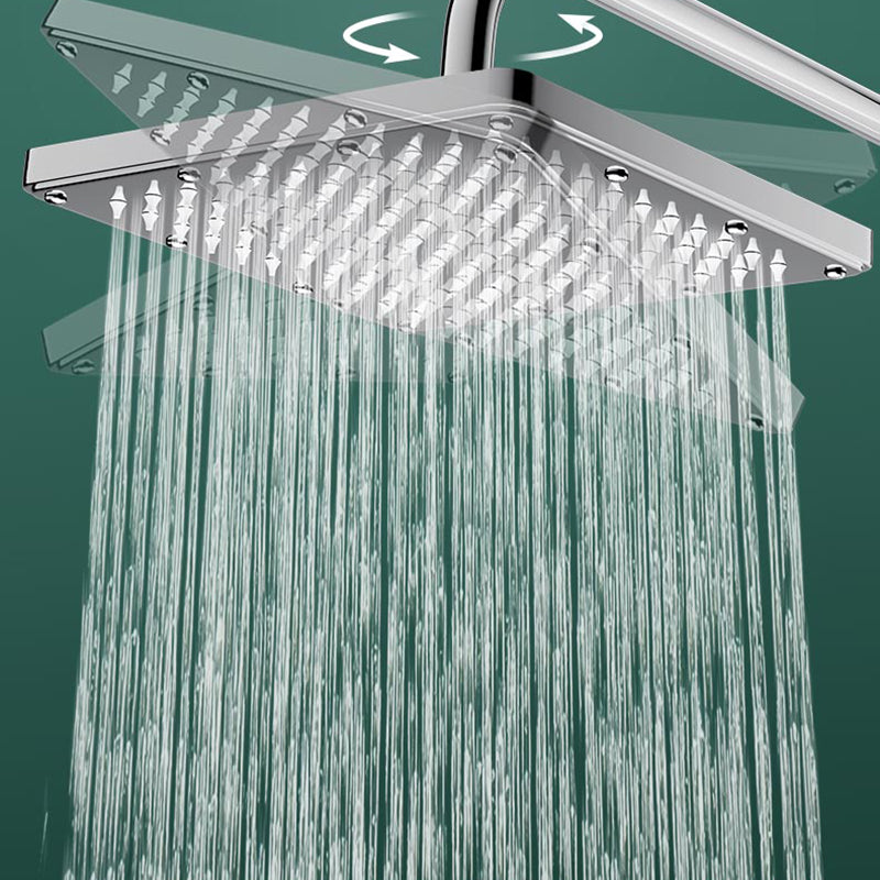Avtoit | Modern Showerhead Combination Double Showerhead Polished Stainless Steel Wall Mounted Showerhead