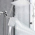 Avtoit | Contemporary Shower Combination Dual Shower Head Ceiling Mounted Metal Square Shower Head