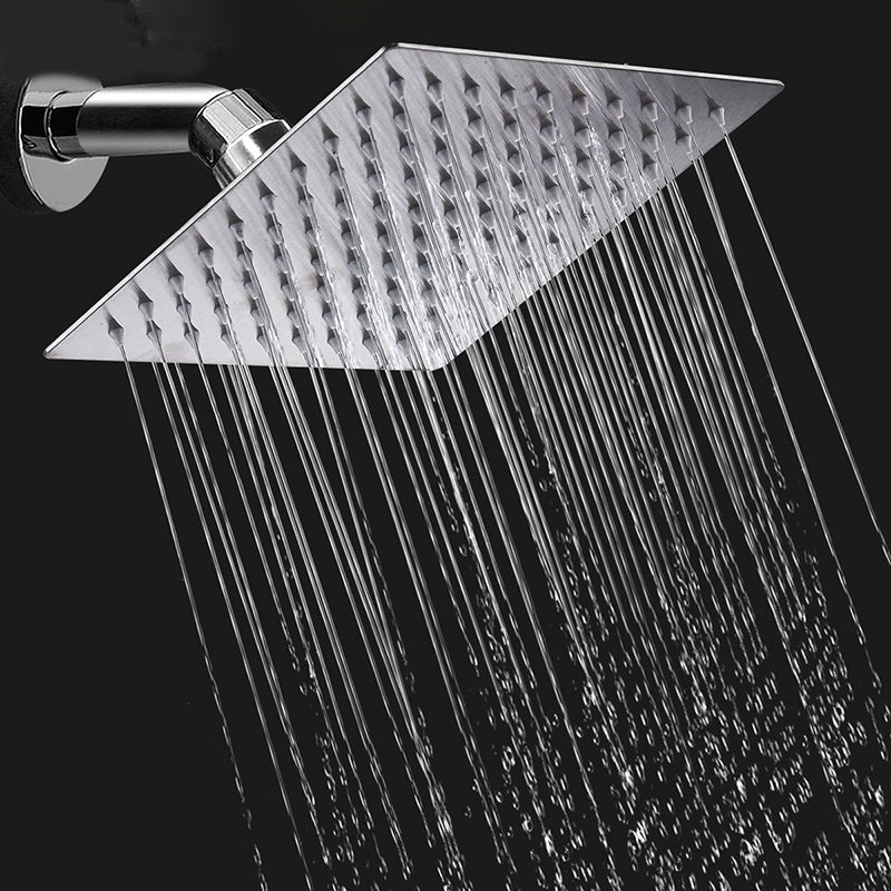 Avtoit | Contemporary Shower Combination Dual Shower Head Ceiling Mounted Metal Square Shower Head