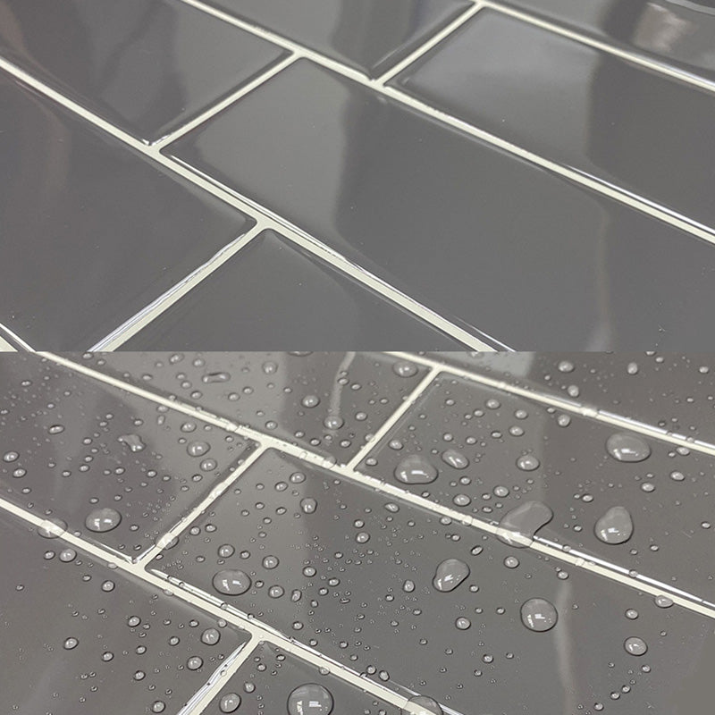 Avtoit | Peel and Stick Tiles Rectangle PVC Waterproof Peel and Stick Tiles Subway 10-Pack
