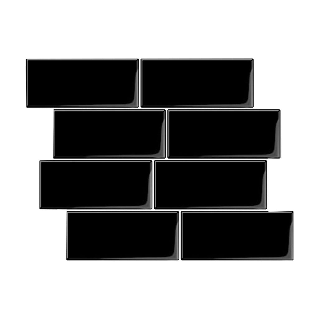 Avtoit | Peel and Stick Tiles Rectangle PVC Waterproof Peel and Stick Tiles Subway 10-Pack