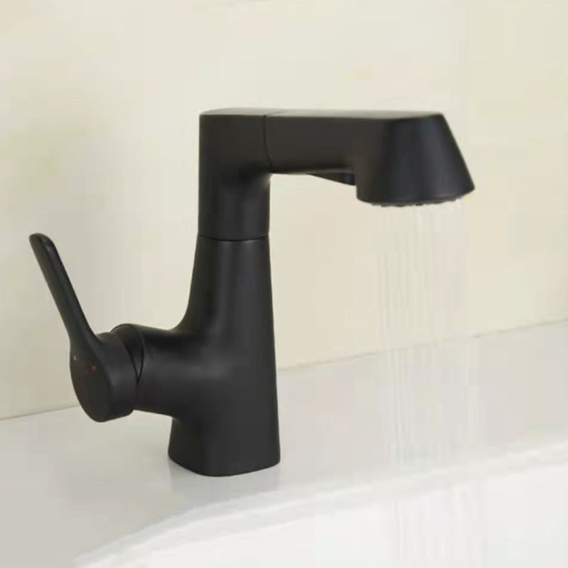 Avtoit | Centered Sink Faucet Contemporary Pull-Out Faucet with Single Handle Operation