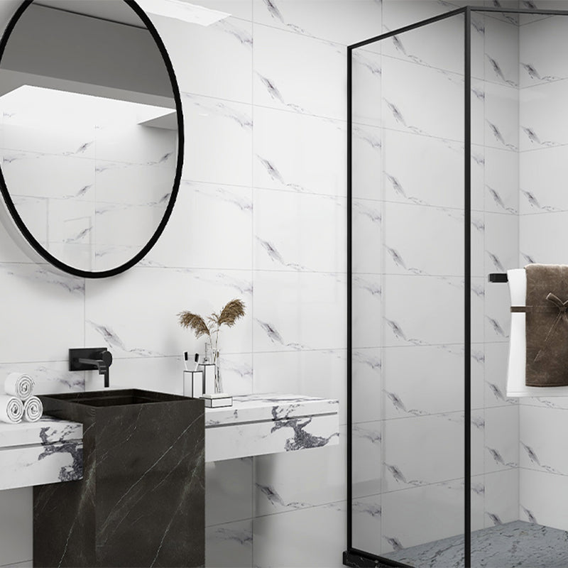 Avtoit | Bathroom mosaic tile marble print peel-and-stick backsplash tile