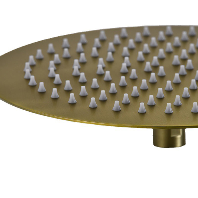 Avtoit | Polished brass round fixed shower head stainless steel wall mounted shower head