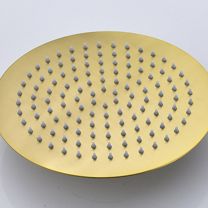 Avtoit | Polished brass round fixed shower head stainless steel wall mounted shower head