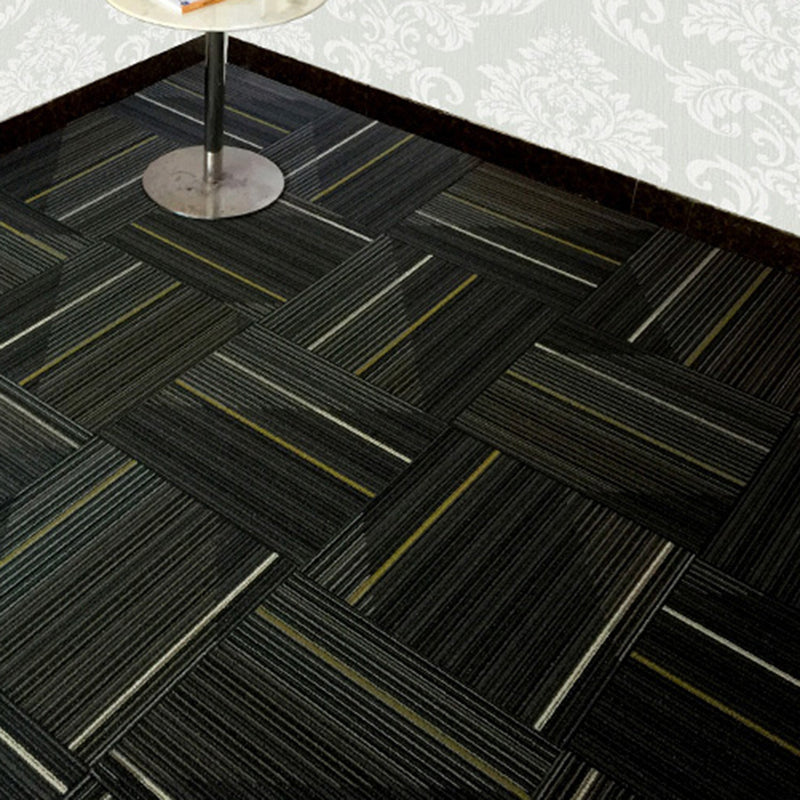Avtoit | Dark Color Level Loop Carpet Tile Non-Slip Self-Adhesive Indoor Office Carpet Tiles