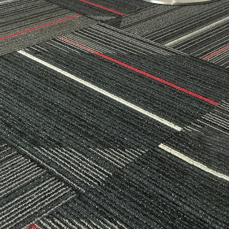 Avtoit | Dark Color Level Loop Carpet Tile Non-Slip Self-Adhesive Indoor Office Carpet Tiles