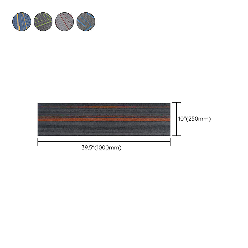Avtoit | Dark Color Level Loop Carpet Tile Non-Slip Self-Adhesive Indoor Office Carpet Tiles