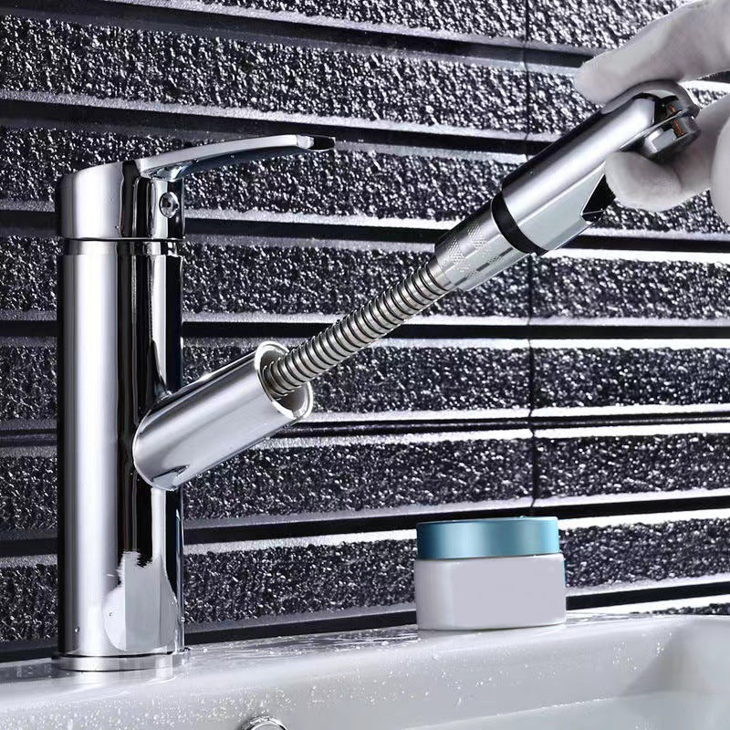Avtoit | Contemporary Vessel Faucet Pull-Down Faucet with Single Handle