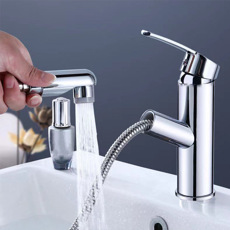 Avtoit | Contemporary Vessel Faucet Pull-Down Faucet with Single Handle