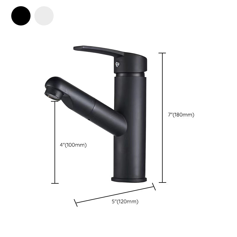 Avtoit | Contemporary Vessel Faucet Pull-Down Faucet with Single Handle
