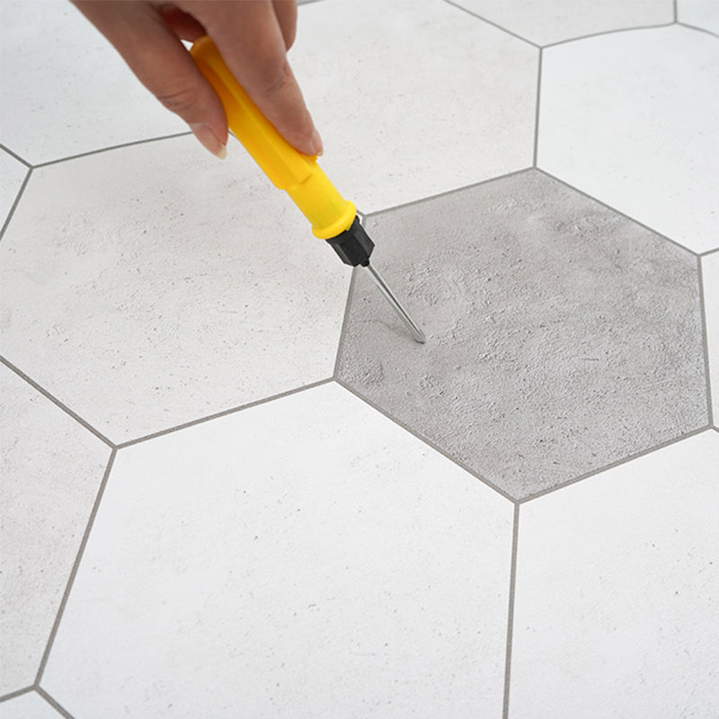 Avtoit | Modern PVC Flooring Peel and Stick Geometric Printed Vinyl Floor Planks