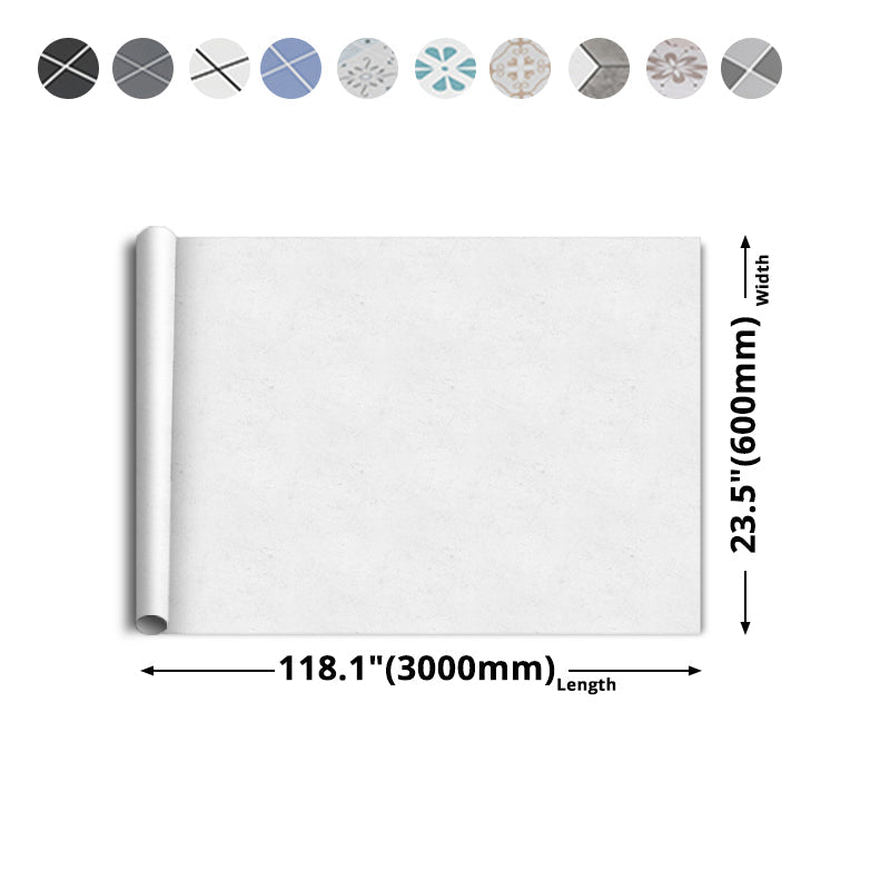 Avtoit | Modern Vinyl Floor Geometrically Printed Peel-and-Stick PVC Flooring