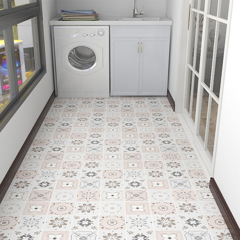 Avtoit | Modern Vinyl Floor Geometric Print Peel and Stick PVC Floor