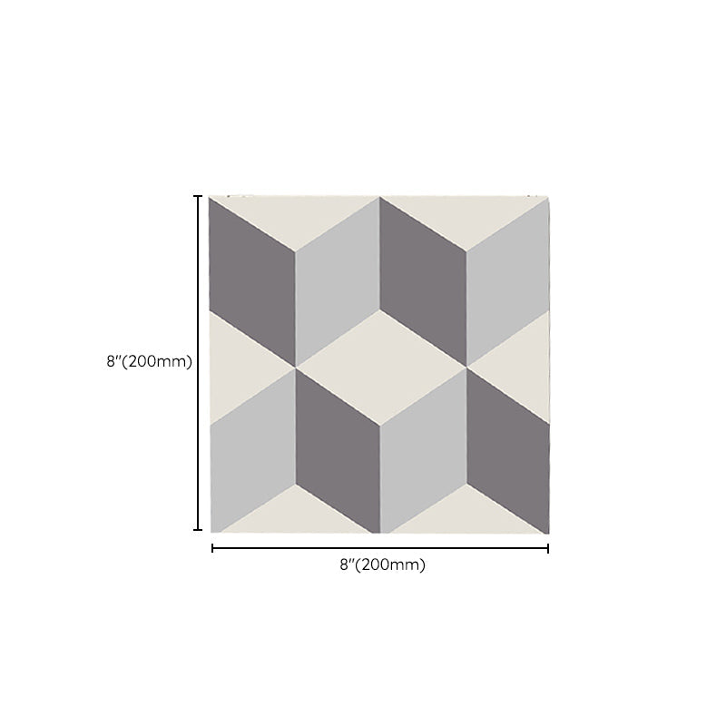 Avtoit | Square Interior Vinyl Flooring Peel and Stick 3D Print Vinyl Flooring