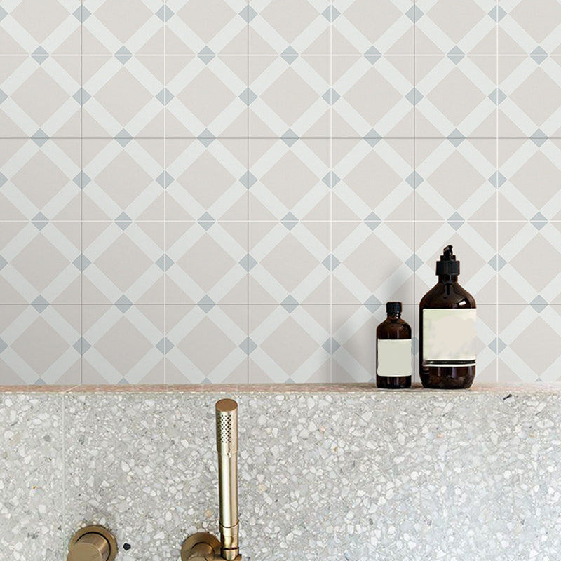 Avtoit | Indoor Vinyl Floor Peel and Stick Square Print Waterproof Vinyl Floor