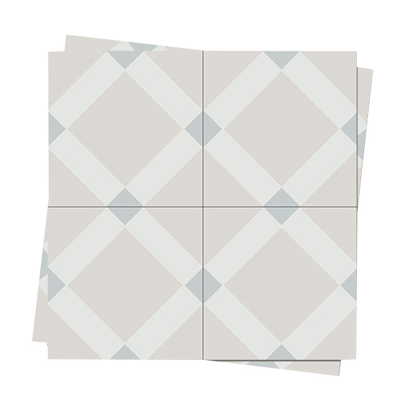 Avtoit | Indoor Vinyl Floor Peel and Stick Square Print Waterproof Vinyl Floor