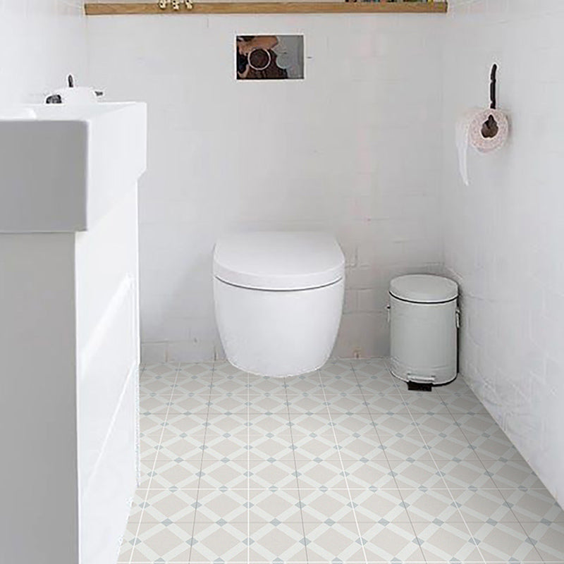 Avtoit | Indoor Vinyl Floor Peel and Stick Square Print Waterproof Vinyl Floor