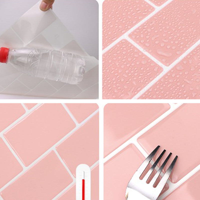 Avtoit | Simple Peel & Stick Tile Scratch-Resistant Plastic Peel and Stick Subway Tile for Shower