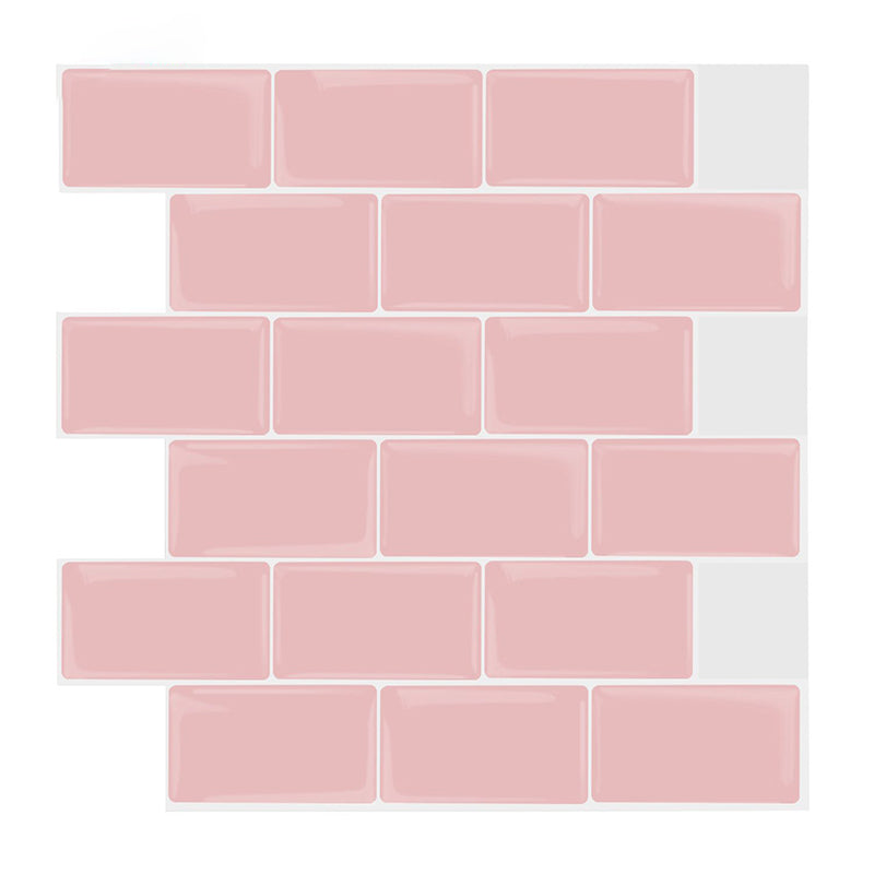 Avtoit | Simple Peel & Stick Tile Scratch-Resistant Plastic Peel and Stick Subway Tile for Shower