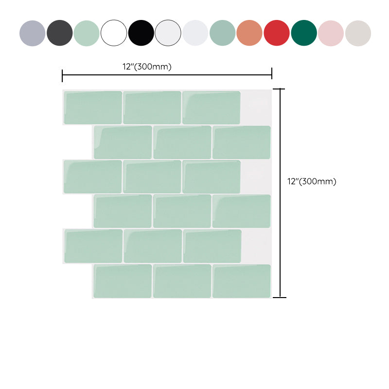 Avtoit | Simple Peel & Stick Tile Scratch-Resistant Plastic Peel and Stick Subway Tile for Shower