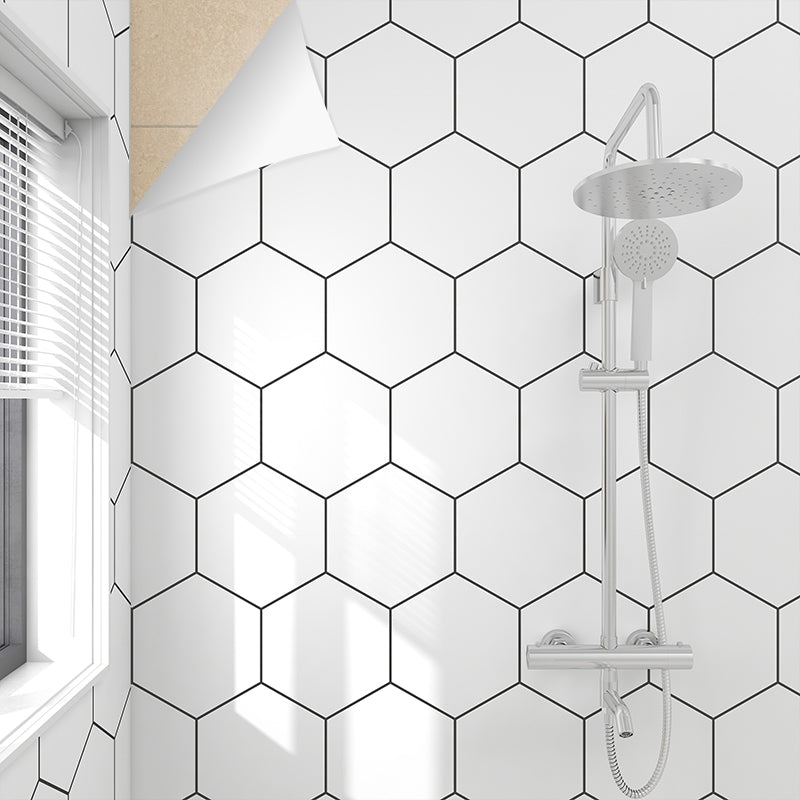 Avtoit | Modern Splash Protection Wallpaper Peel and Stick Mosaic Tile for Bathroom