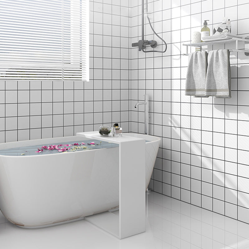 Avtoit | Modern Splash Protection Wallpaper Peel and Stick Mosaic Tile for Bathroom