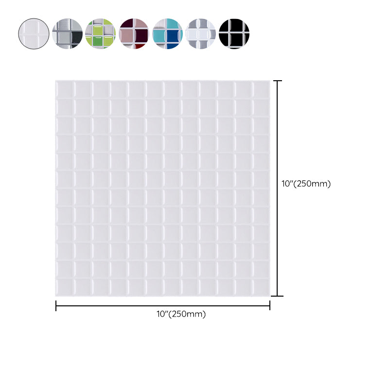 Avtoit | Peel-and-Stick Tile Square Stain-Resistant Mosaic Peel-and-Stick Tile for the Kitchen