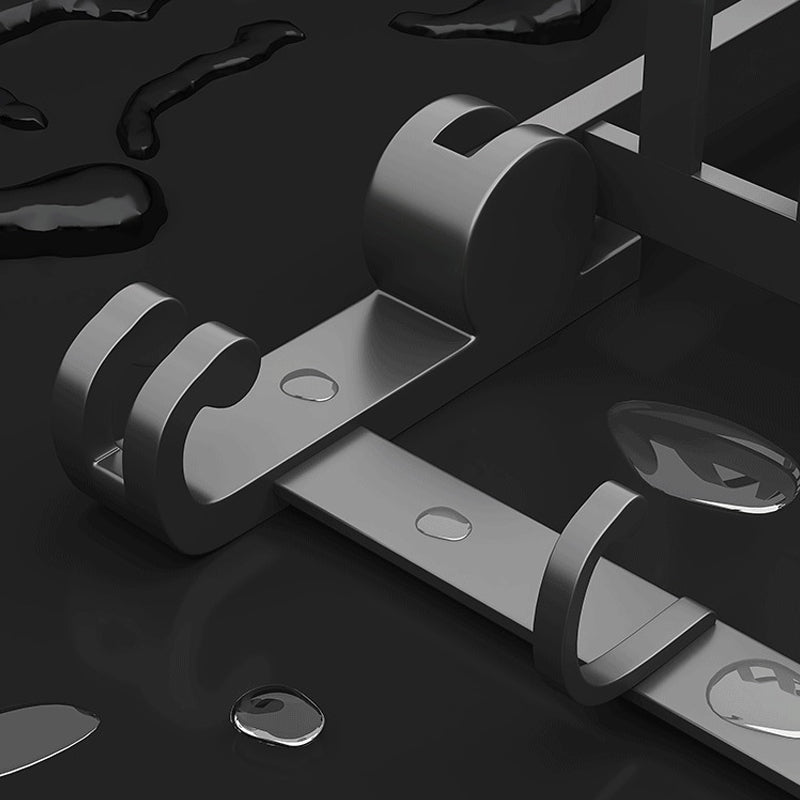 Avtoit | Modern gray aluminum bathroom accessory set