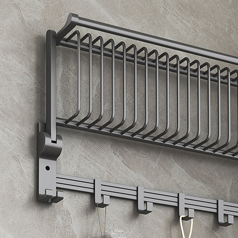 Avtoit | Modern gray aluminum bathroom accessory set