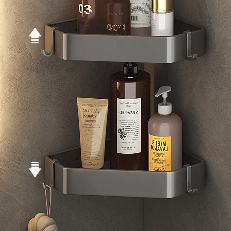 Avtoit | Modern gray aluminum bathroom accessory set