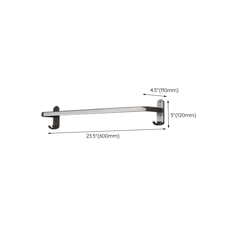 Avtoit | Modern gray aluminum bathroom accessory set
